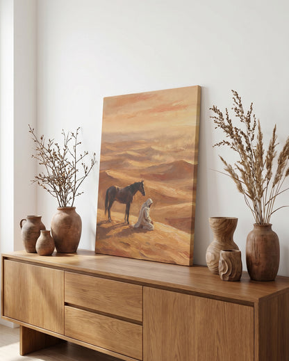Tableau Silence Saharien