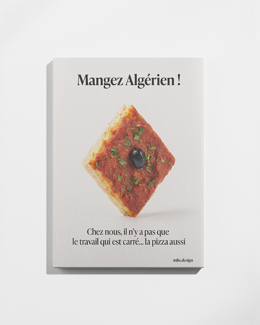 Tableau Pizza carré