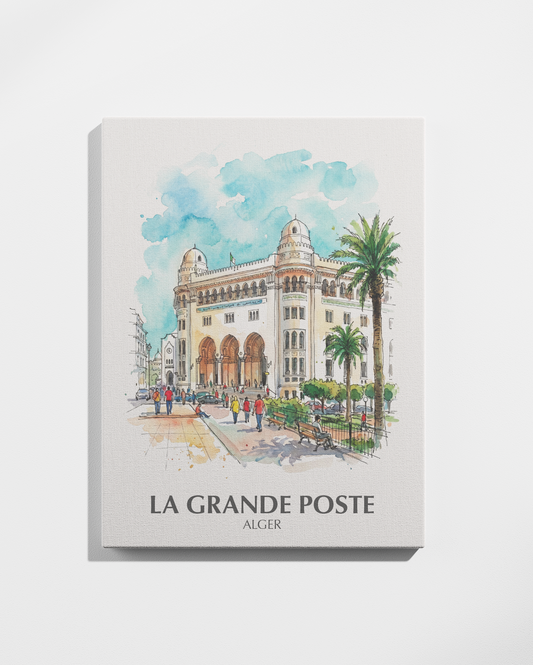 Tableau La grande poste - Alger