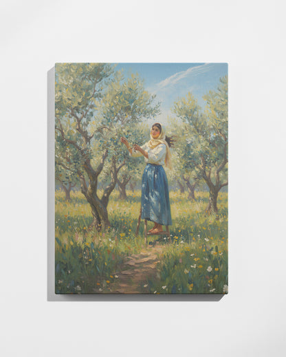 Tableau La Cueillette des Olives