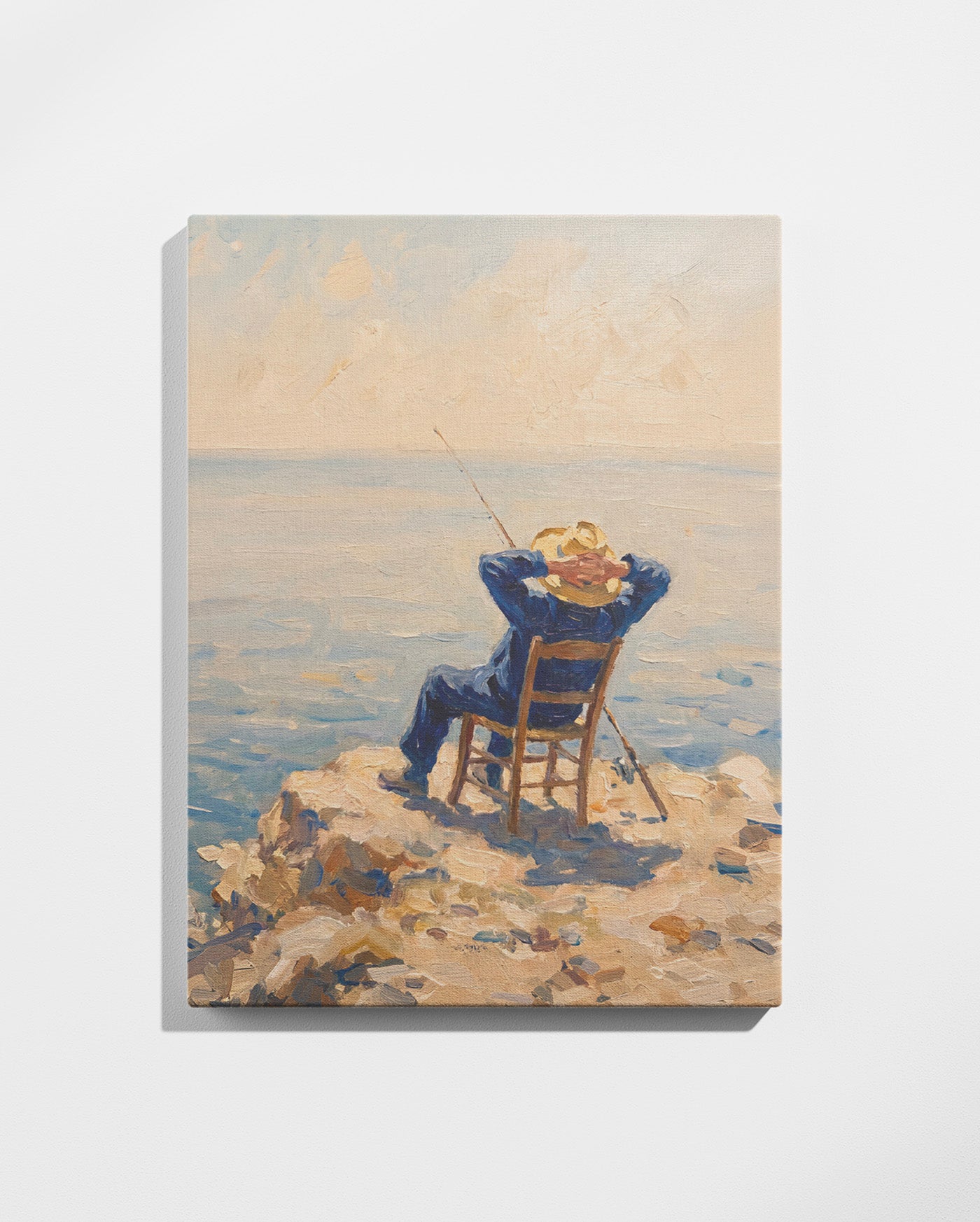 Tableau Le Repos du Pêcheur