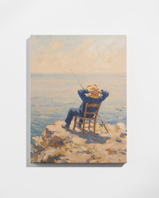 Tableau Le Repos du Pêcheur