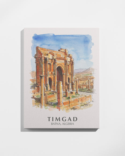 Tableau Timgad - Les Vestiges de l'Empire