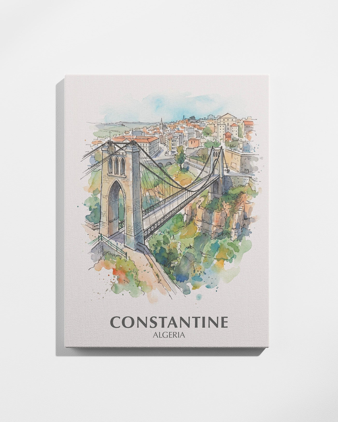Tableau Constantine - La Ville des Ponts Suspendus