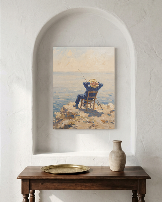 Tableau Le Repos du Pêcheur
