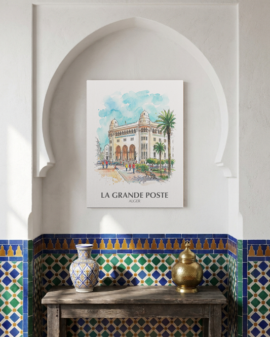 Tableau La grande poste - Alger