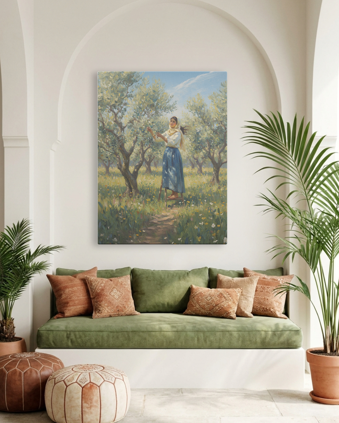 Tableau La Cueillette des Olives